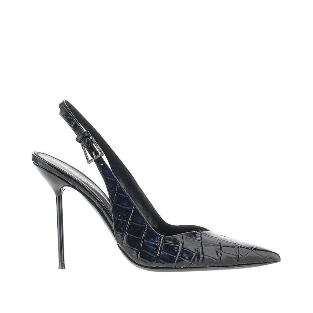 Paris Texas Women Croco-Embossed Leather 'Lidia' Slingback Pump